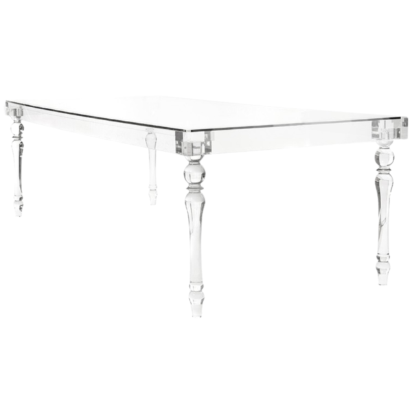 Ghost Dining Table (rectangle) (Pcs 12)