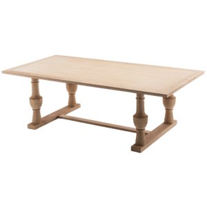 Wooden Dining Table Rectangle (Pcs 12)