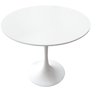 White Faux Bistro Table (round) (Pcs 12)