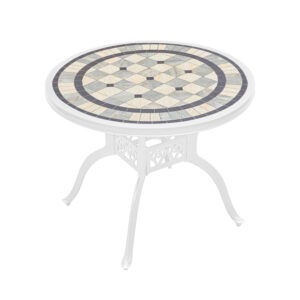 Ceramic Tile Table (round) (Pcs 12)