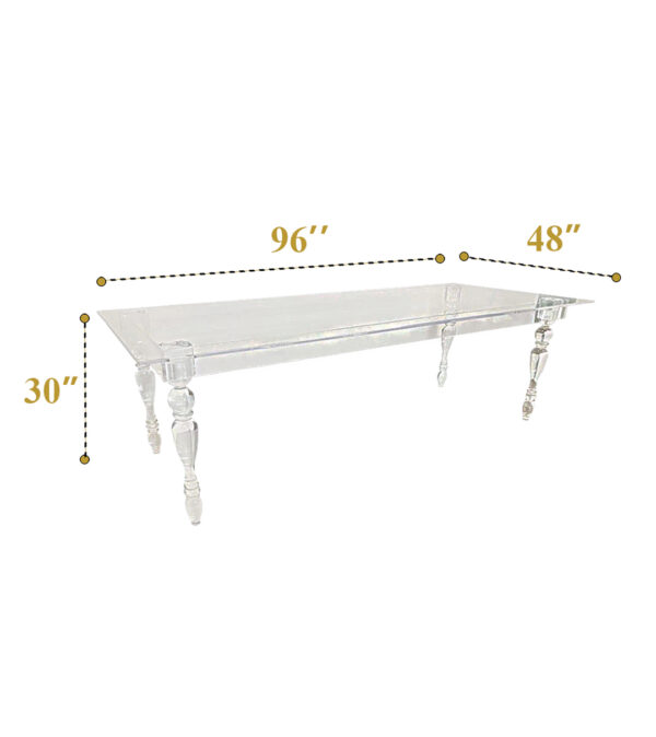 Ghost Dining Table (rectangle) (Pcs 12) - Image 5