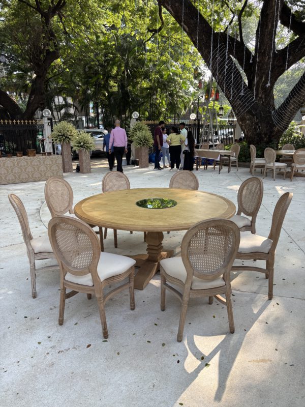 Wooden Dining Tables Round (Big) 12 - Image 5