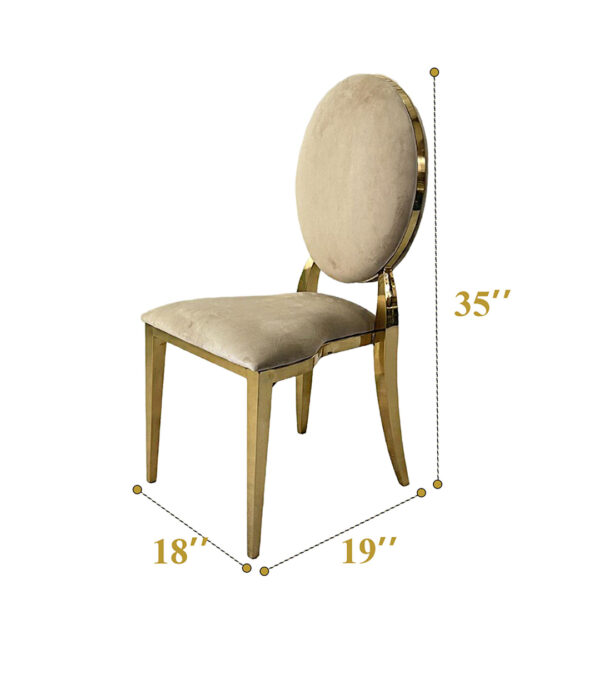 Louis Beige Chairs (300 Pcs) - Image 4