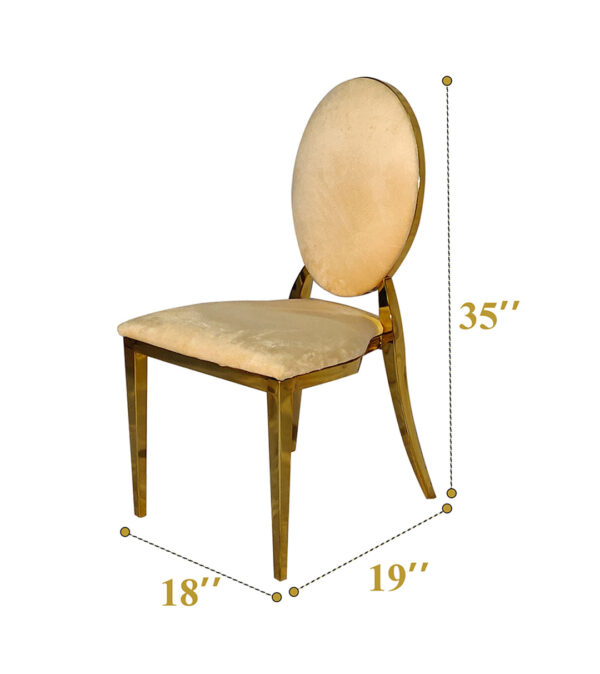 Louis Peach Chairs (300 Pcs) - Image 5