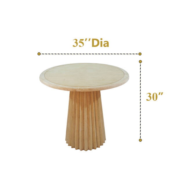 Max Wood Bistro Table (Pcs 12) - Image 5