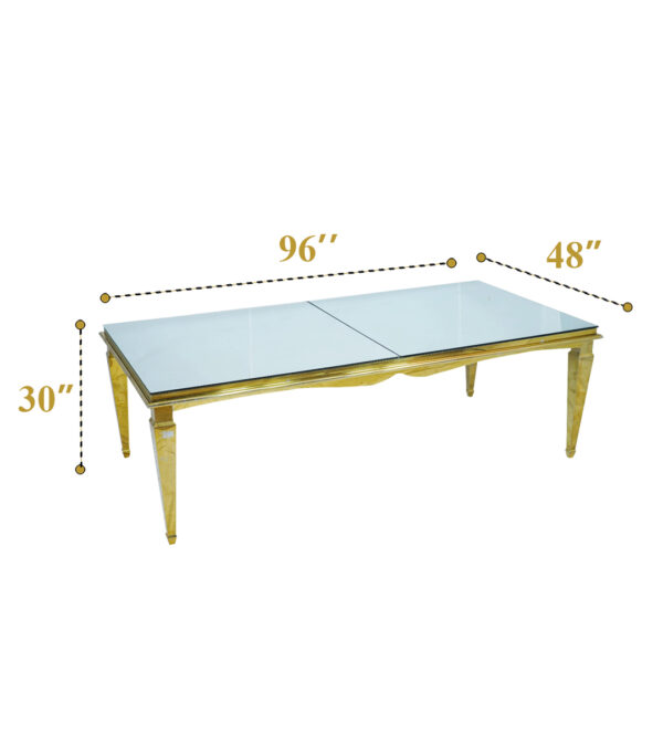 Gold mirror table (Pcs 20) - Image 4