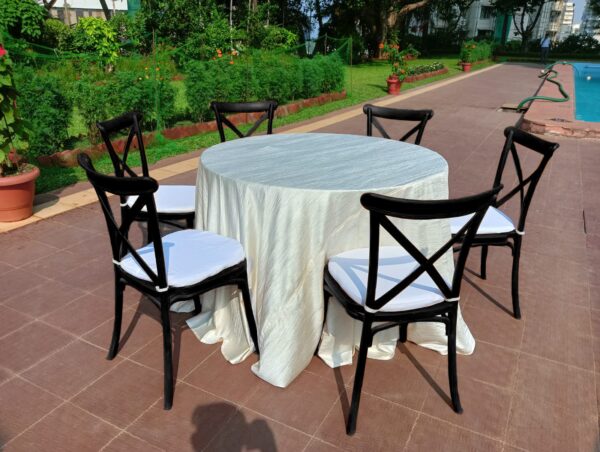 Cross Back Chair (Black) (300 Pcs) - Image 6