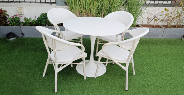 White Teslin chairs (White) (200 Pcs) - Image 5