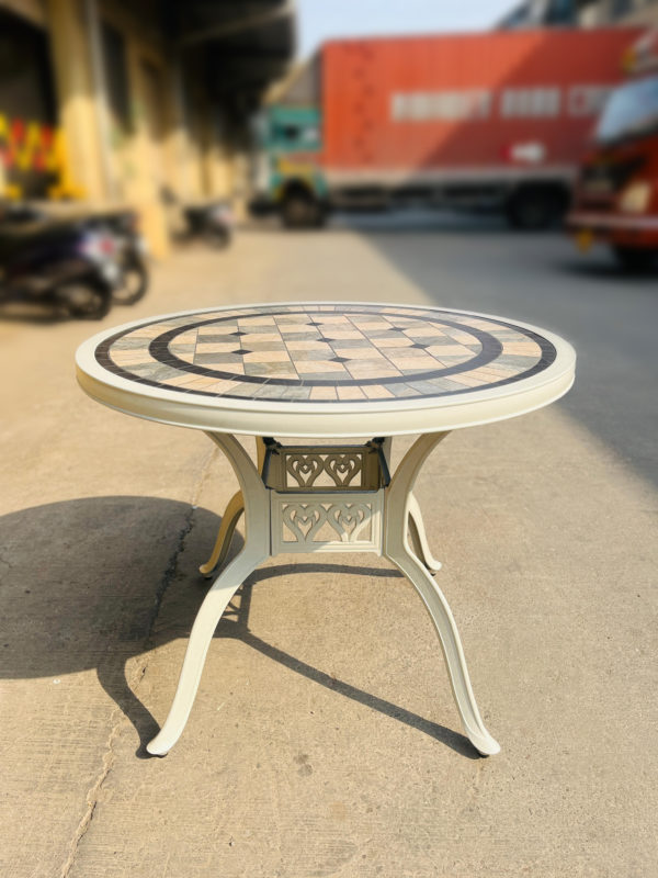 Ceramic Tile Table (round) (Pcs 12) - Image 5