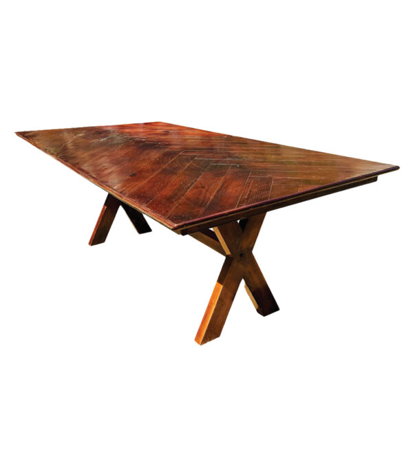 Dark wood table (6.5 x 3.5) (Pcs 12)