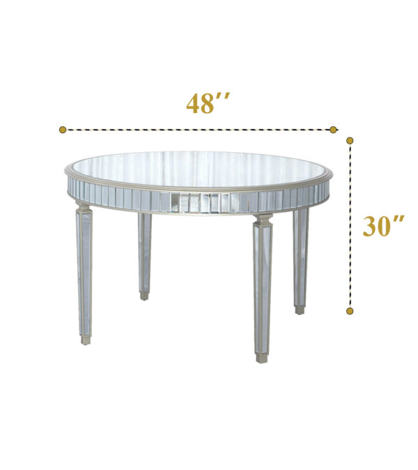 Classic Mirror Round Table (Small) 28 - Image 4
