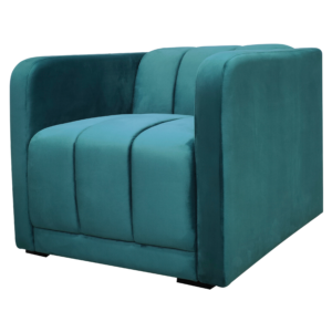 Turquoise green sofa 1 seater (Pcs 16)