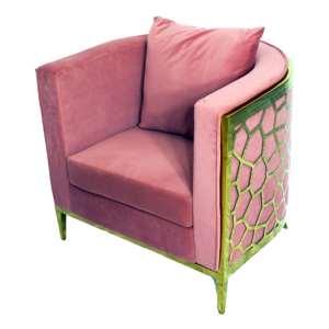 Honeycomb Coral sofa 1 seater (Pcs 12)
