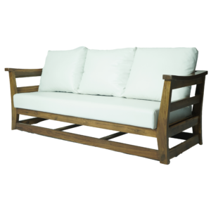 Darkwood chocolate sofa 3 seater (Pcs 6)