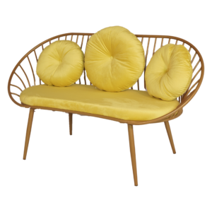 Aerrow Yellow Sofa  ( Pcs 10 )