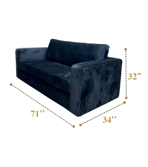 Black Tuxedo sofa 3 seater (Pcs 16) - Image 5