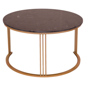 Black Marble coffee table (round) (Pcs 4)
