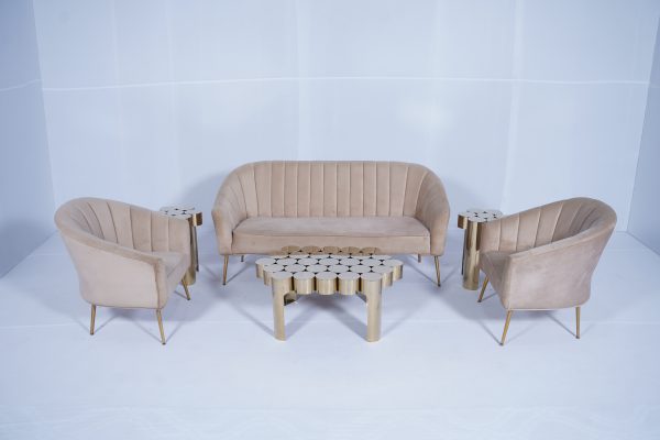 Royal Beige sofa 1 seater (Pcs 40) - Image 7