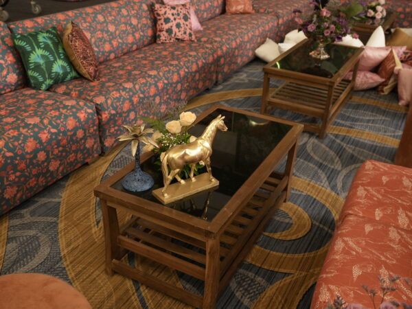 Dark wood coffee table (Pcs 6) - Image 6