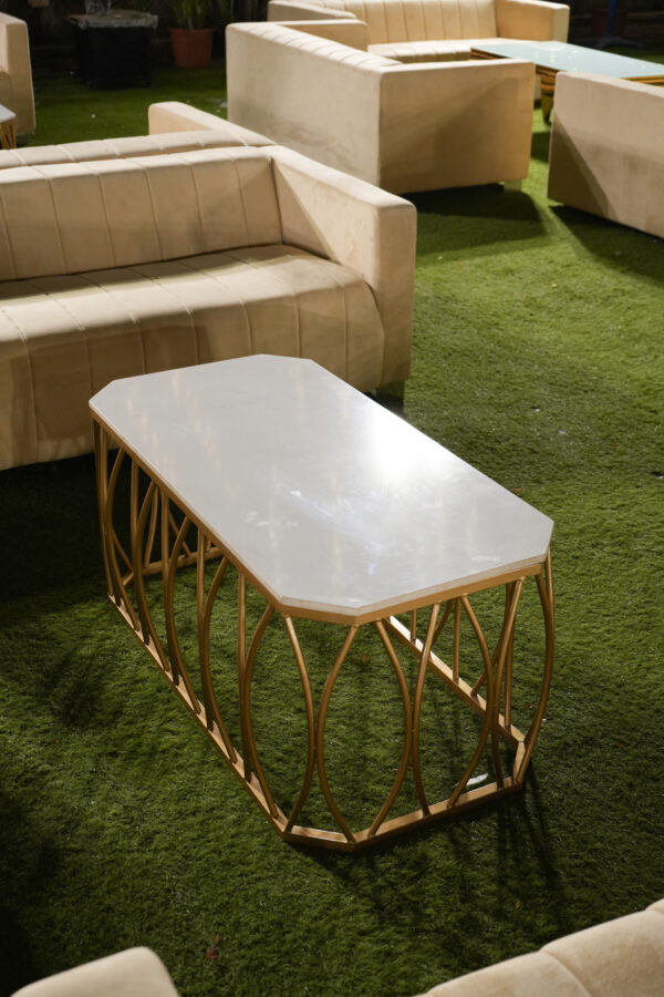 Gold Jhali Coffee Table 1 ( 8 Qty) - Image 6