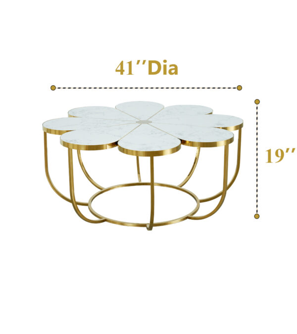 Lotus coffee table (Pcs 24) - Image 5