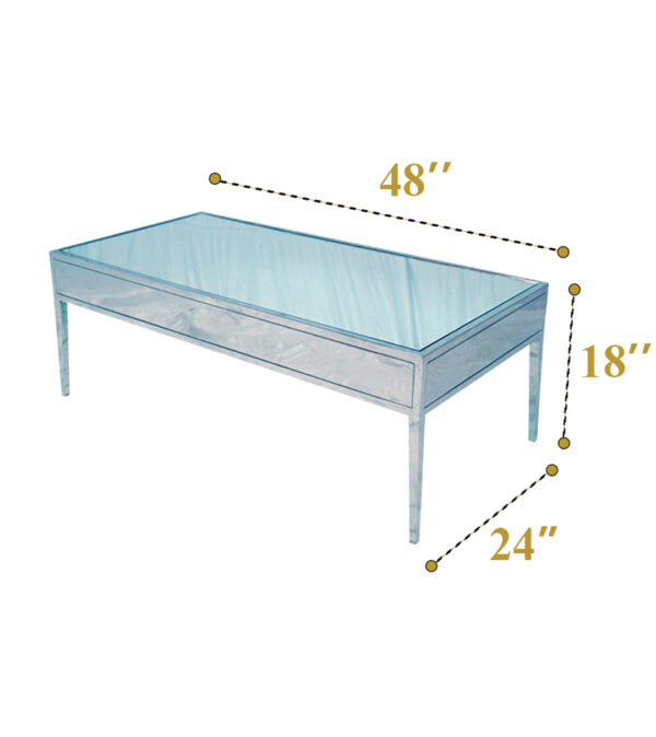 Mirror coffee tables (4 legs) (Pcs 6) - Image 4