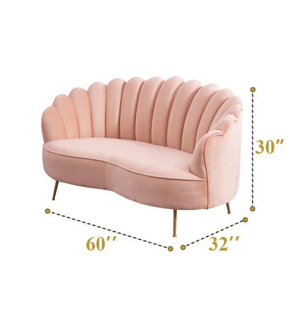 Peach Love sofa 2 seater (Pcs 12) - Image 5