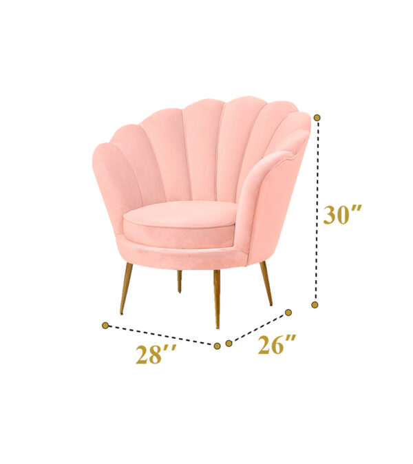 Peach Love sofa 1 seater (Pcs16) - Image 4