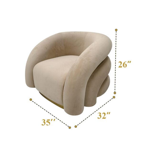 Plum sofa 1 seater (Pcs 32) - Image 5