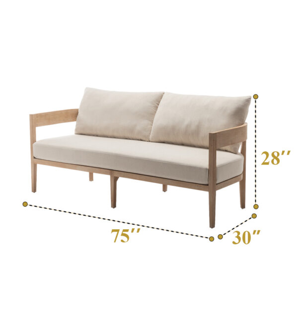 Retro sofa 3 seater ( 16 ) - Image 4