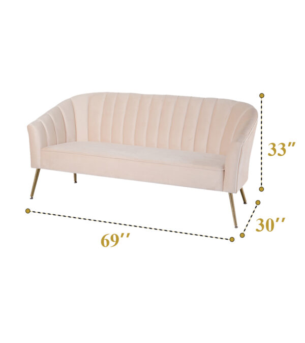 Royal Beige sofa 3 seater (Pcs 40) - Image 5