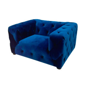 Royal Blue sofa 1 seater (Pcs 24)