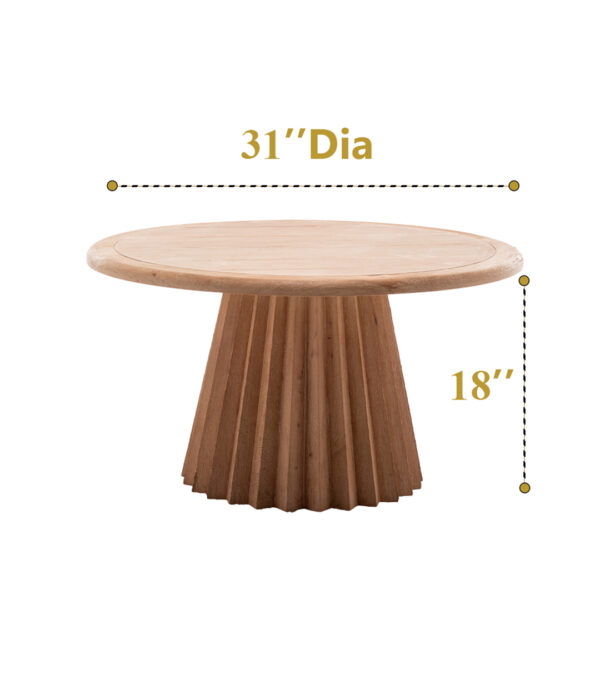 Wooden carving coffee table (Pcs 15 ) - Image 5