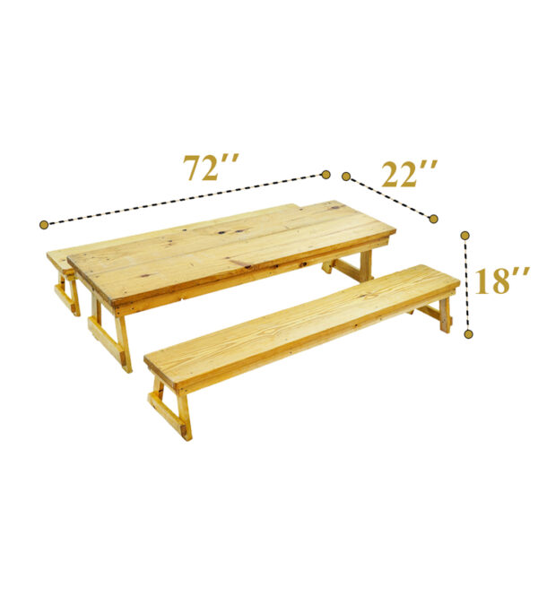 Picnic bench set ( 24 pcs) - Image 6