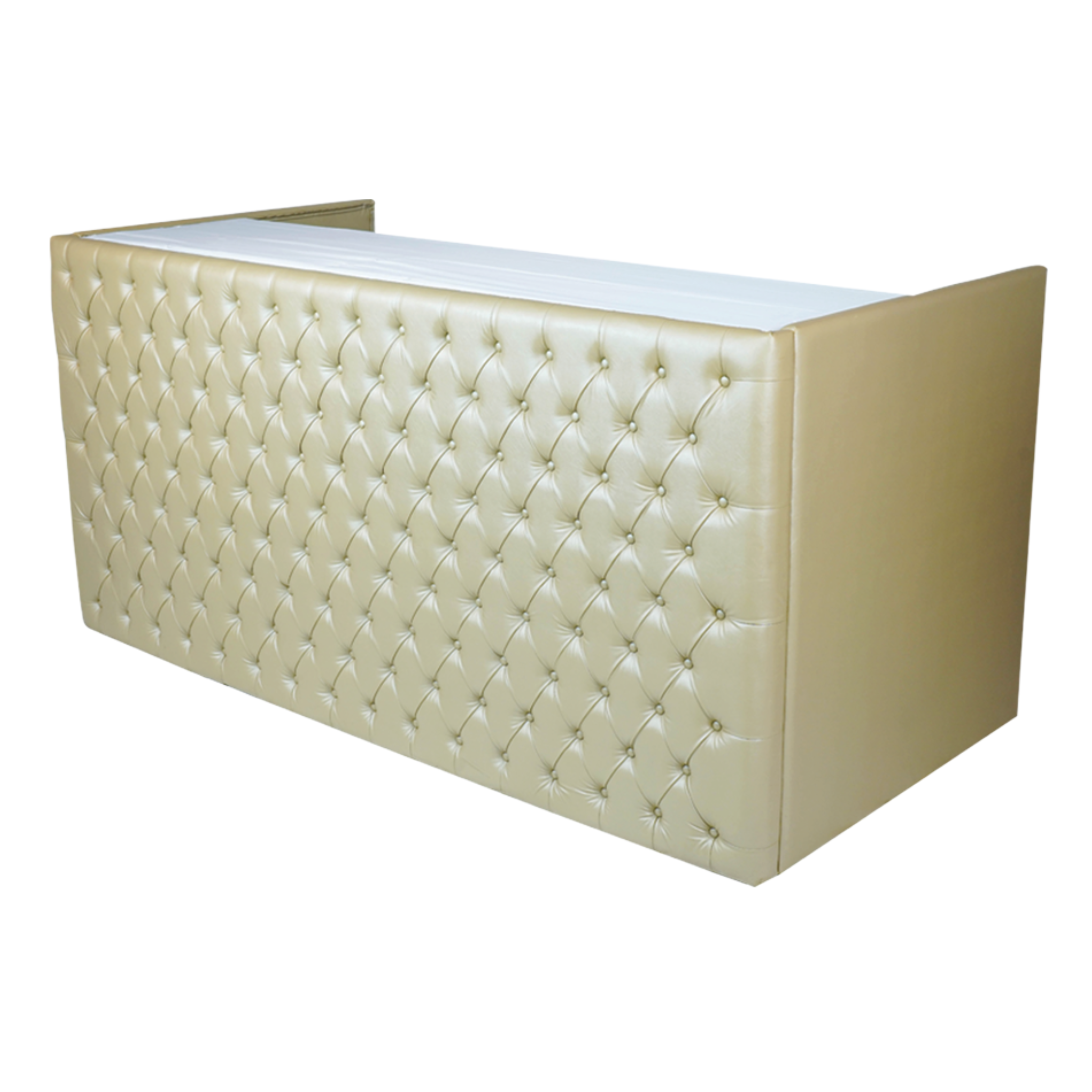 Gold Leather Bar Counter (4 Qty)