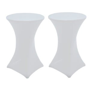 Spandex Cocktail Table ( White )