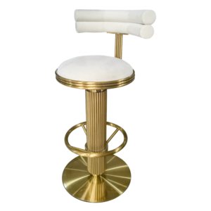 White Gold Bar Chair (24 Qty)