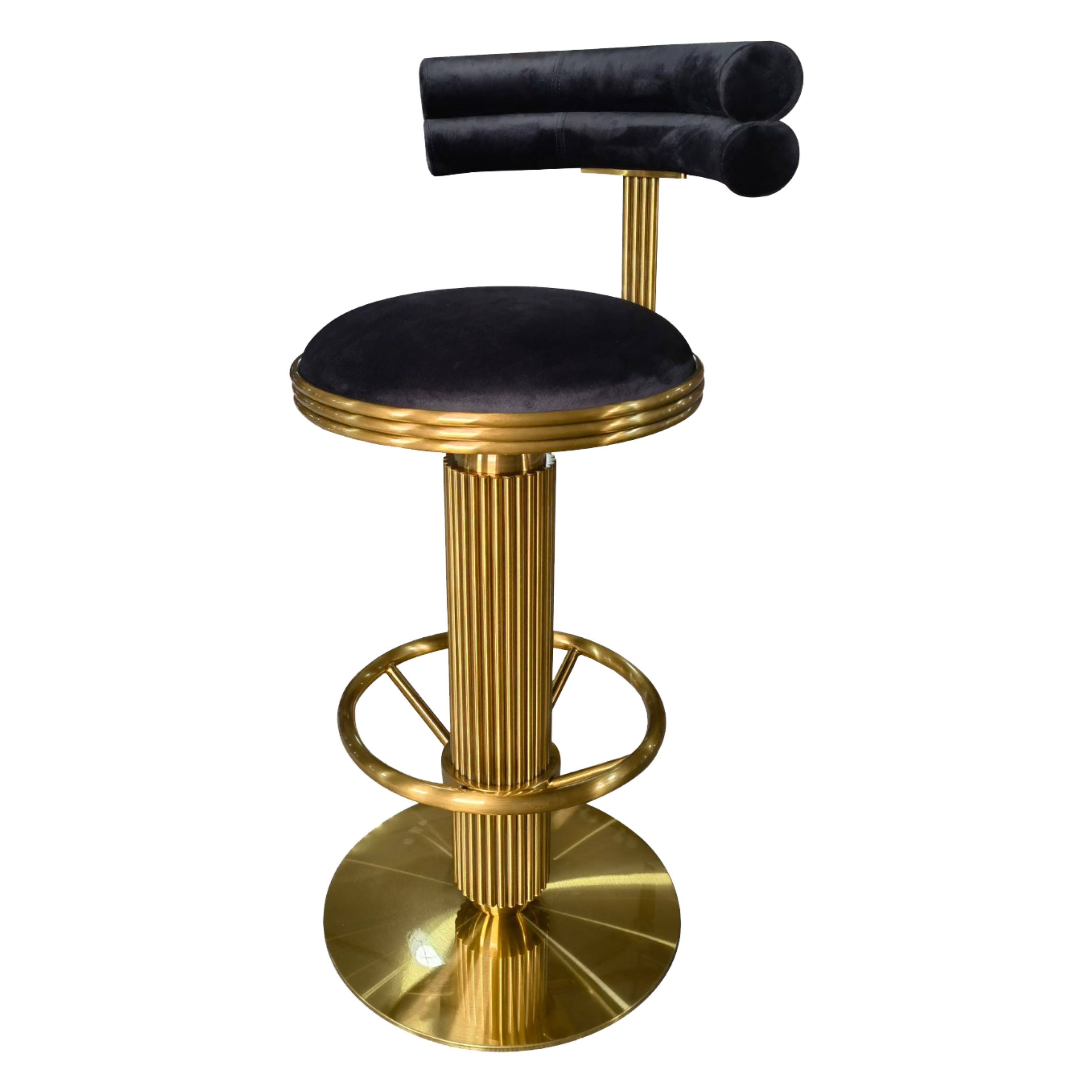 Black Gold Bar Chair (24 Qty)
