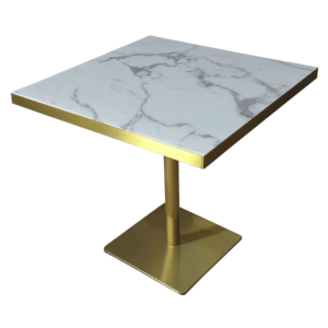 Gold Faux Bistro Table (Pcs 16)