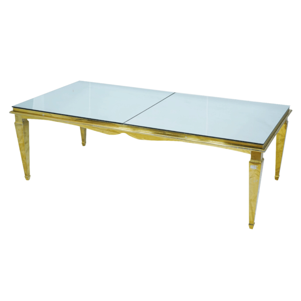 Gold mirror table (Pcs 20)