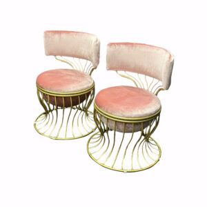 Pink Twisted Vidhi Chairs (4 Qty)