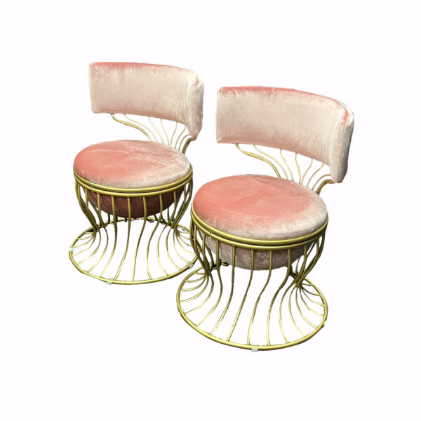 Pink Twisted Vidhi Chairs (4 Qty)