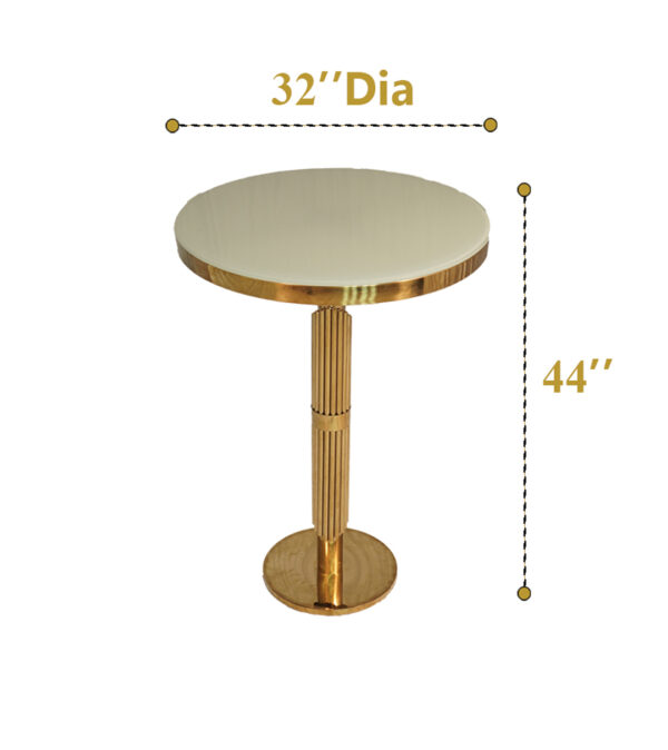 Gold Rich Cocktail table (24 Qty) - Image 5