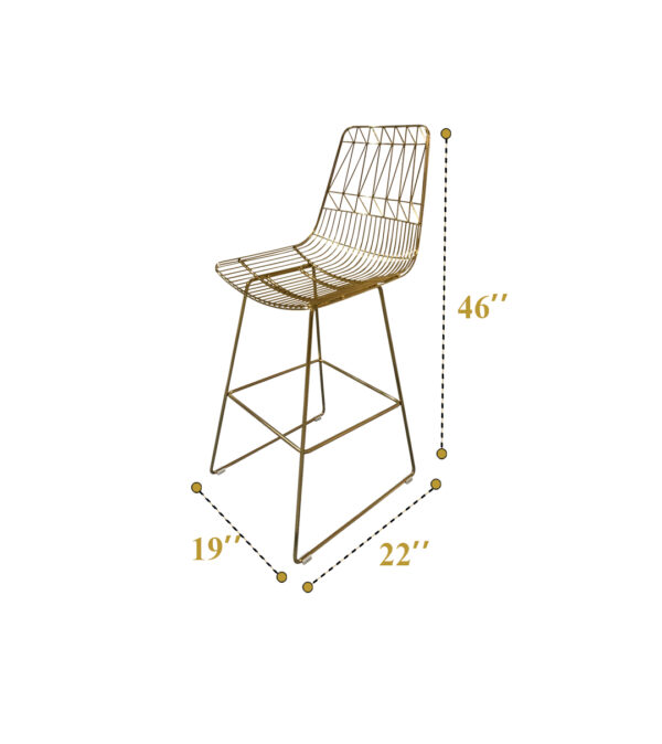 Gold Arrow Bar Chair (36 Qty) - Image 4