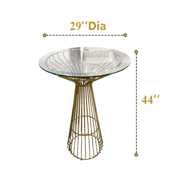 Gold Arrow Cocktail table (18 Qty) - Image 4