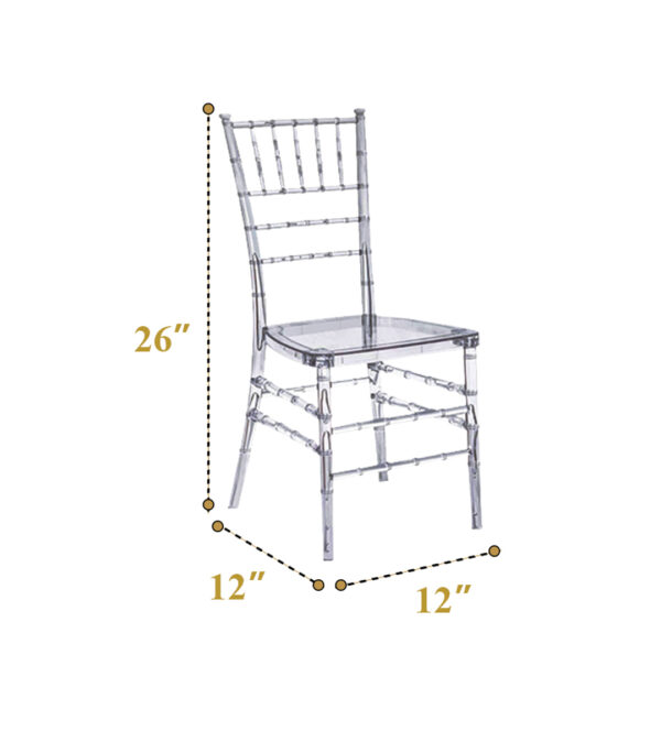 Kids chiavari Chair (clear) (90 Qty) - Image 4