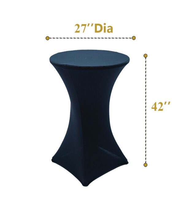 Spandex Tight  Covered Cocktail Table (100 Qty) - Image 6