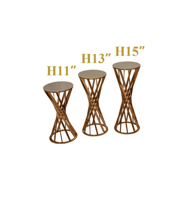Twisted Prop Table (set of 3) (6 Qty) - Image 4