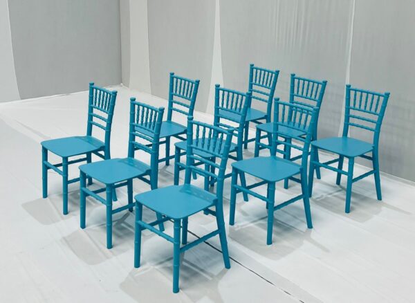 Kids chiavari Chair (Blue) (100 Qty) - Image 2