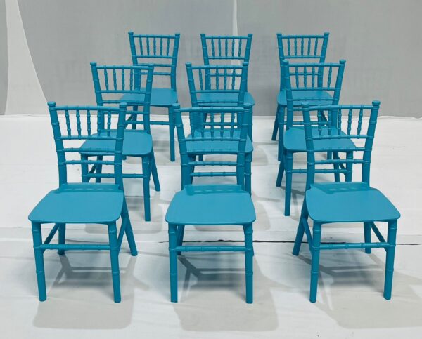 Kids chiavari Chair (Blue) (100 Qty) - Image 4